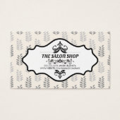 Natuurlijk lederpatroon | Cadeau Visitekaartje (Voorkant)