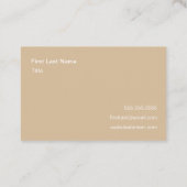 Natuurlijk, leuk om je te ontmoeten, begroet, Visi Visitekaartje (Achterkant)