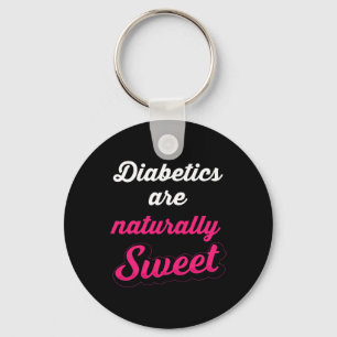 Natuurlijk lief plezier Diabetische Type 1 Diabete Sleutelhanger