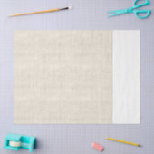 Natuurlijk linnen tijdloos twee tonen chique multi tissuepapier (Craft)