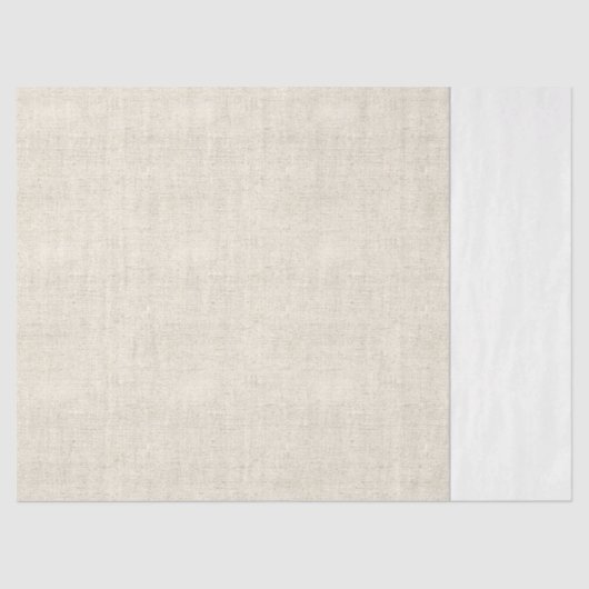 Natuurlijk linnen tijdloos twee tonen chique multi tissuepapier (Voorkant)