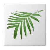 Natuurlijk modern palm Leaf Tegeltje (Voorkant)
