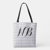 Natuurlijk mooi tote bag (Achterkant)