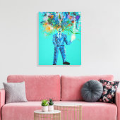 NATUURLIJK MYSTISCH CANVAS AFDRUK (Insitu (Woonkamer))