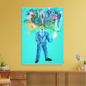 NATUURLIJK MYSTISCH CANVAS AFDRUK (Insitu (Woonkamer))