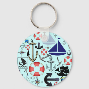 Natuurlijk Nautisch Sleutelhanger