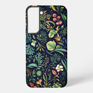 Natuurlijk patroon van bloemen en bladeren samsung galaxy hoesje