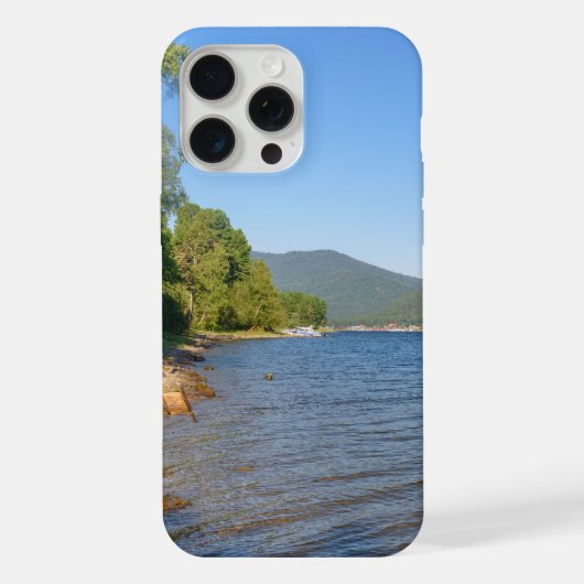Natuurlijk Patroon Zeezicht iPhone Hoesje (Achterkant)