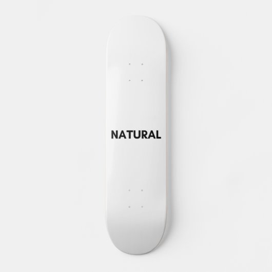 natuurlijk persoonlijk skateboard (Voorkant)