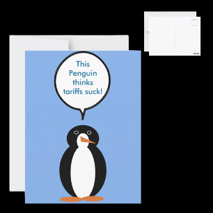 Natuurlijk Pinguïn Bewustzijn Erfgoed Cadeau Briefkaart
