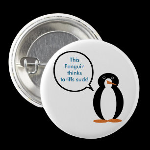 Natuurlijk Pinguïn Bewustzijn Erfgoed Cadeau Ronde Button 3,2 Cm