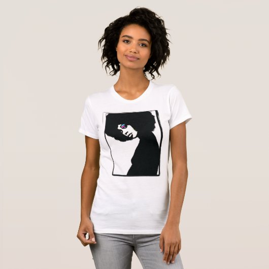 Natuurlijk portret t-shirt (Voorkant volledig)
