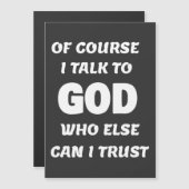 Natuurlijk praat ik met God (Voorkant / Achterkant)