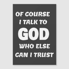 Natuurlijk praat ik met God