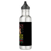 Natuurlijk praat ik met Golden Retriever Kerstmis Waterfles (Rechts)