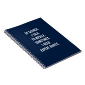 Natuurlijk praat ik met mezelf. Ik heb deskundig a Notitieboek (Rechterzijde)