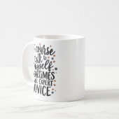 Natuurlijk praat ik met mezelf koffiemok (Voorkant links)