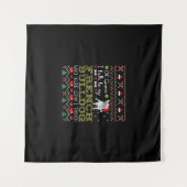 Natuurlijk praat ik met mijn Franse bulldog Wandkleed (Voorkant (horizontaal))