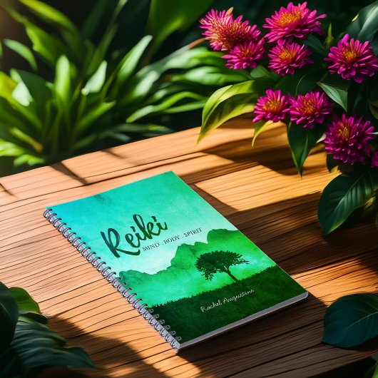 Natuurlijk Reiki Meester Yoga Meditatie instructeu Notitieboek
