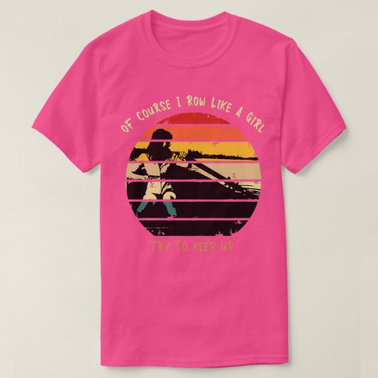 Natuurlijk rij ik als een meisje dat probeert om F T-shirt (Design voorkant)