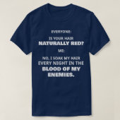 NATUURLIJK ROOD T-SHIRT (Design voorkant)