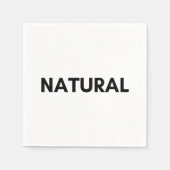 natuurlijk servet (Voorkant)