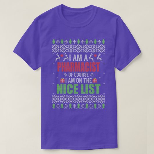 Natuurlijk sta ik op de lijst van Nice. T-shirt (Design voorkant)