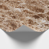 Natuurlijk steenkool cadeaupapier (Hoek)