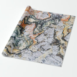 Natuurlijk steenkool cadeaupapier