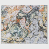 Natuurlijk steenkool cadeaupapier (Vlak)