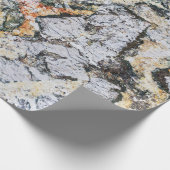 Natuurlijk steenkool cadeaupapier (Hoek)