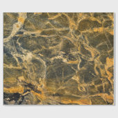 Natuurlijk steenkool cadeaupapier (Vlak)