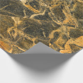 Natuurlijk steenkool cadeaupapier (Hoek)