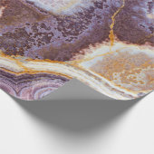 Natuurlijk steenkool cadeaupapier (Hoek)