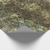 Natuurlijk steenkool cadeaupapier (Hoek)