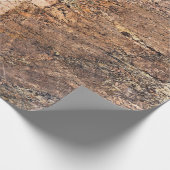 Natuurlijk steenkool cadeaupapier (Hoek)