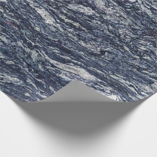 Natuurlijk steenkool cadeaupapier (Hoek)