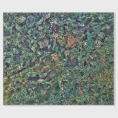 Natuurlijk steenkool cadeaupapier (Vlak)