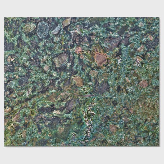 Natuurlijk steenkool cadeaupapier (Vlak)