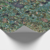 Natuurlijk steenkool cadeaupapier (Hoek)