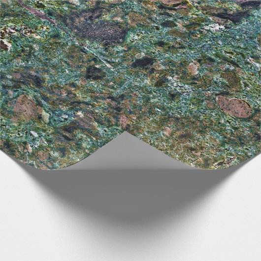 Natuurlijk steenkool cadeaupapier (Hoek)