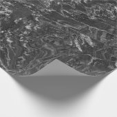 Natuurlijk steenkool cadeaupapier (Hoek)