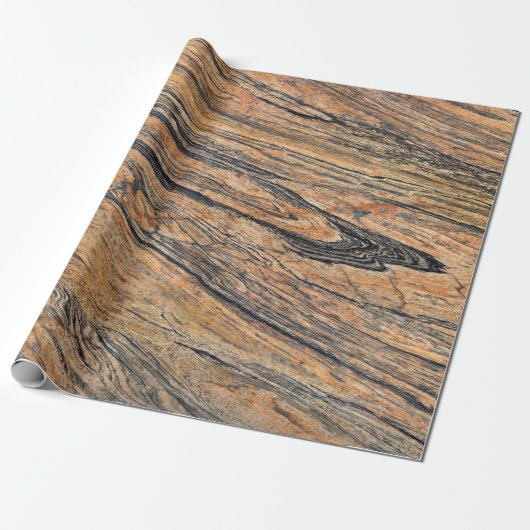 Natuurlijk steenkool cadeaupapier (Uitgerold)
