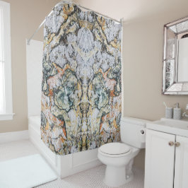 Natuurlijk steenpatroon douchegordijn