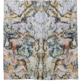 Natuurlijk steenpatroon douchegordijn (Voorkant)