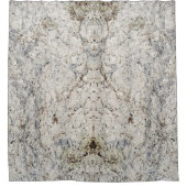 Natuurlijk steenpatroon douchegordijn (Voorkant)