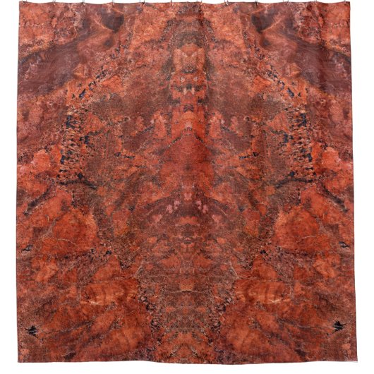 Natuurlijk steenpatroon douchegordijn (Voorkant)