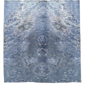 Natuurlijk steenpatroon douchegordijn (Voorkant)