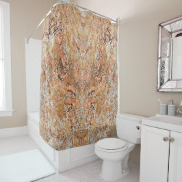 Natuurlijk steenpatroon douchegordijn