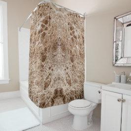 Natuurlijk steenpatroon douchegordijn